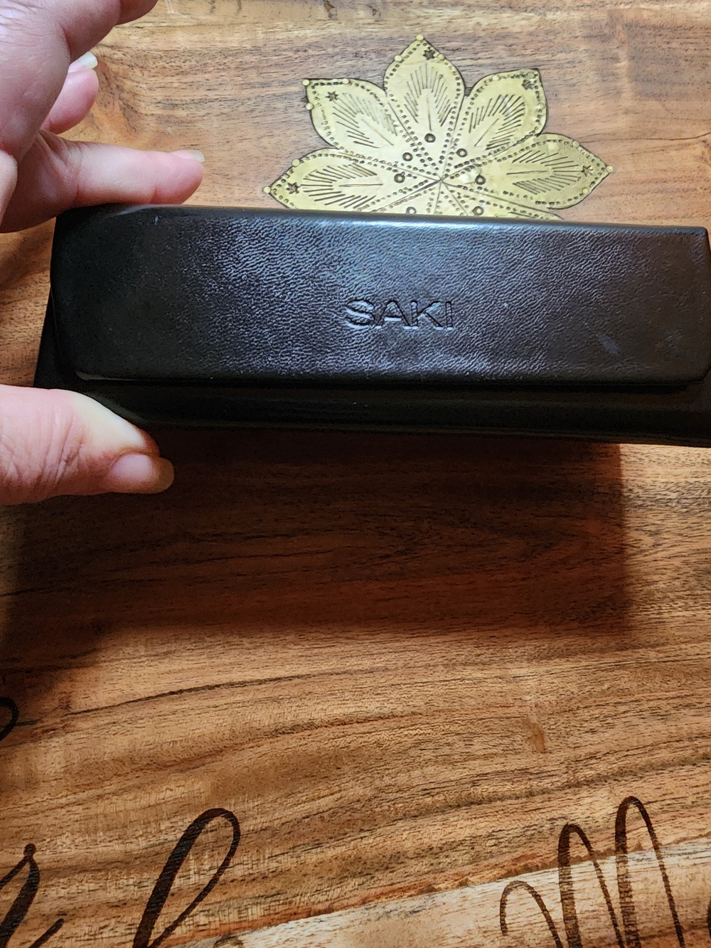SAKI Black Eyeglass Case